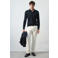 Mango Man wollen regular fit polo - marine