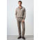 Mango Man wollen regular fit polo - beige