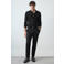 Mango Man wollen regular fit polo - zwart