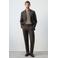 Mango Man wollen slim fit pantalon - bruin