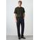 Mango Man regular fit T-shirt - donkergroen