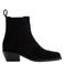 Sacha western suède cowboy boots - zwart