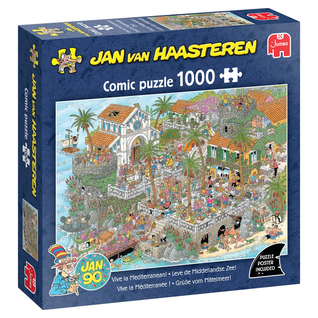 Jan van Haasteren Leve De Middellandse Zee! (1000)