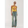 Harper & Yve x Tessa van Montfoort straight leg jeans met slijtage - medium blue