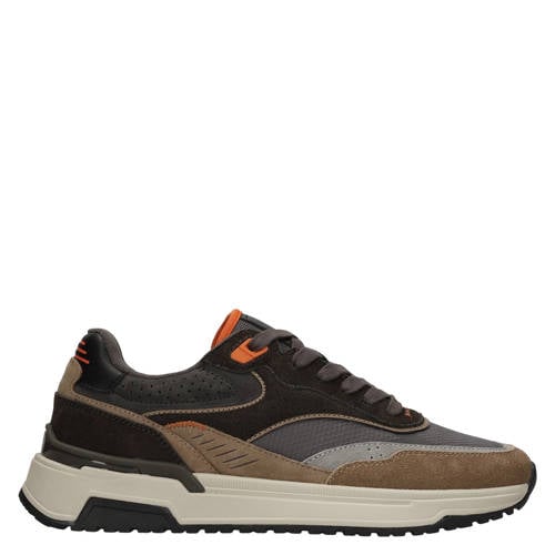 No Stress suède sneakers grijs