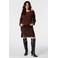 MS Mode off shoulder trui - bruin