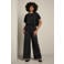LOLALIZA wide leg broek - zwart
