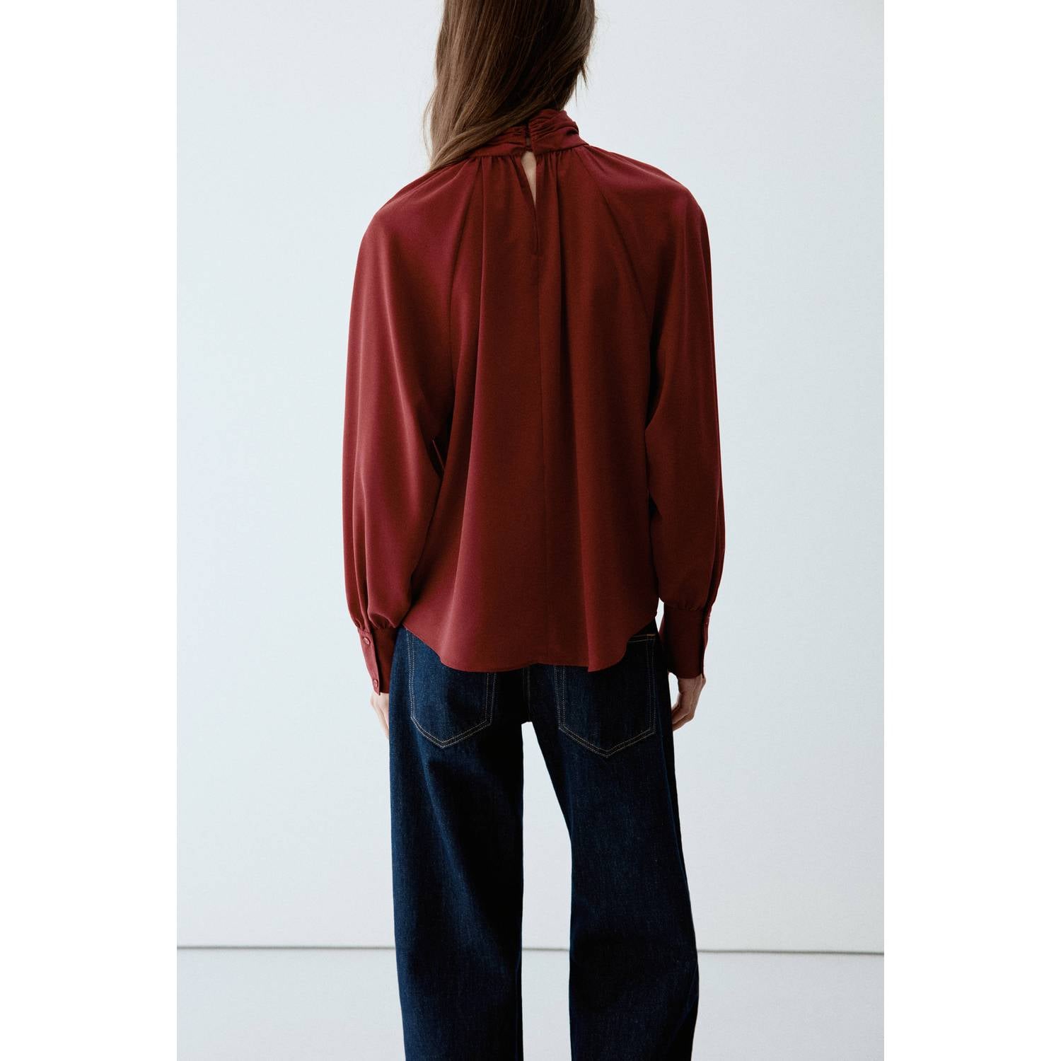 Mango blousetop rood