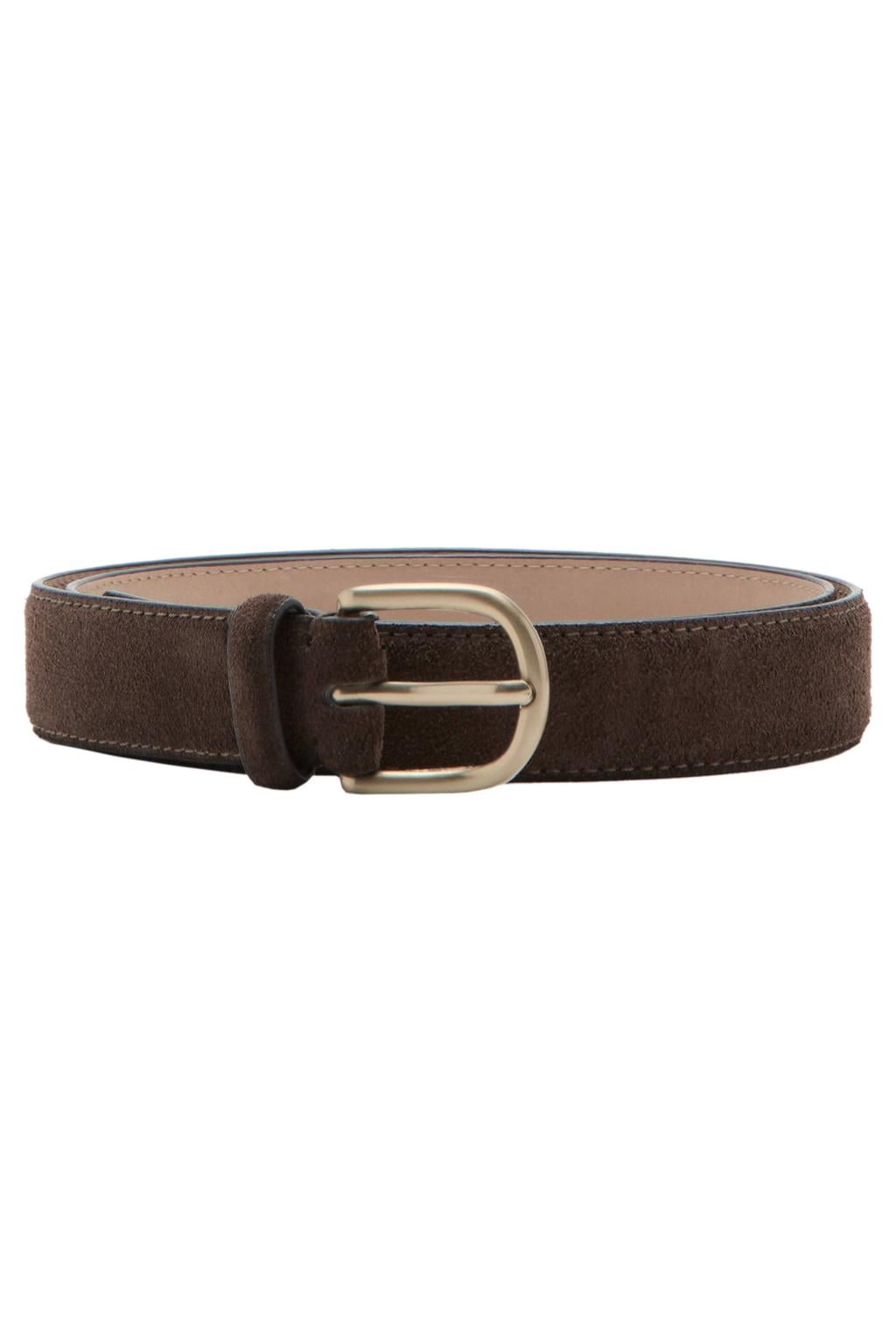 Mango Man riem bruin