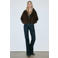 Mango flared jeans - dark blue denim