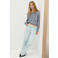 MANGO TEEN gebreide trui met wol - grijs