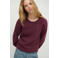 MANGO TEEN gebreide trui met wol - donkerrood