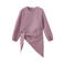 MANGO TEEN gestreepte blouse - donkerrood/wit