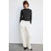 Mango gebreid vest - antraciet