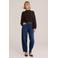 WE Fashion blousetop - donkerbruin