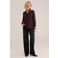 WE Fashion rechtvallende blouse - donkerrood