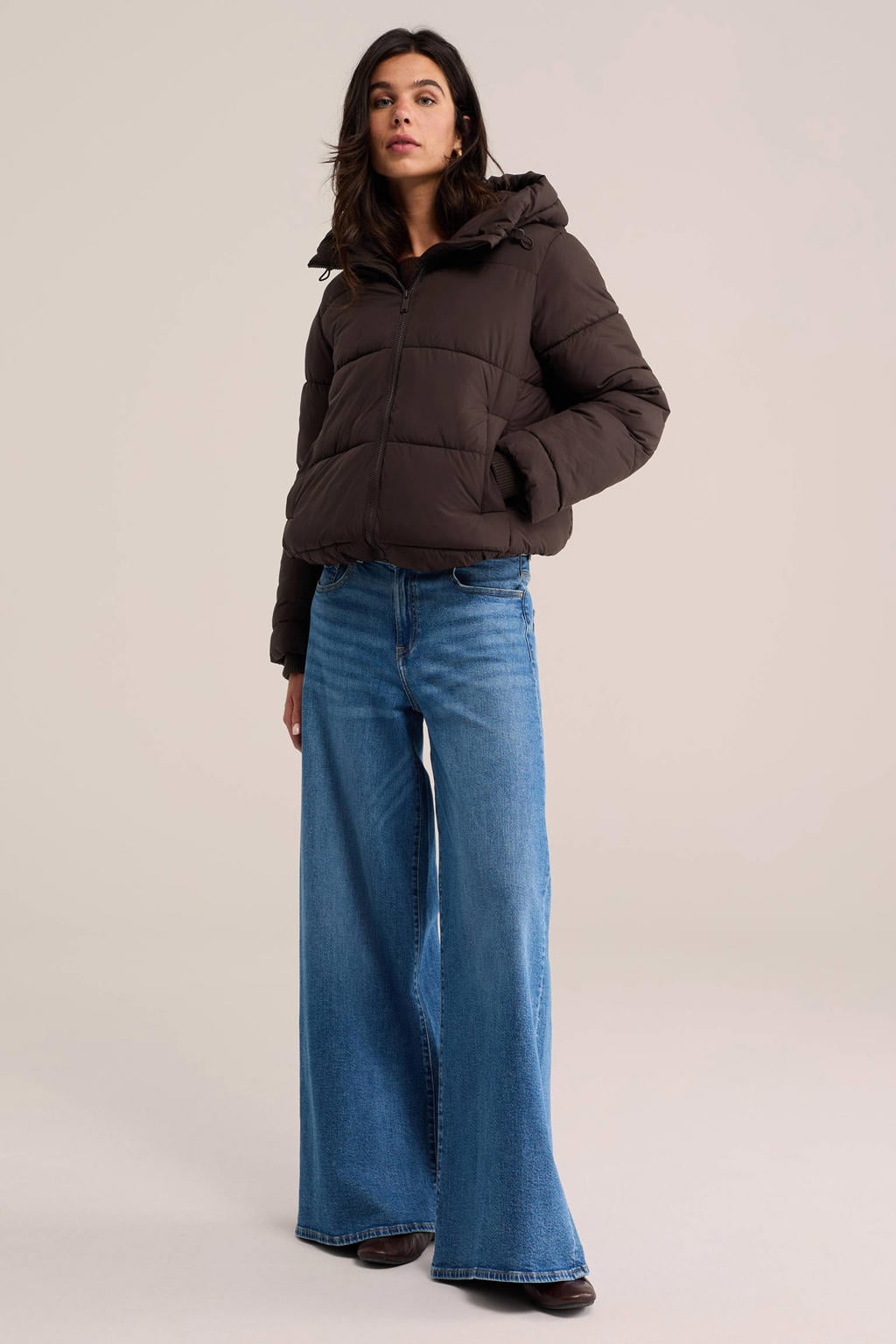 WE Fashion winterjas - bruin