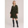 WE Fashion korte jurk met ceintuur - groen
