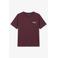 VERO MODA rechtvallend T-shirt met backprint - donkerrood