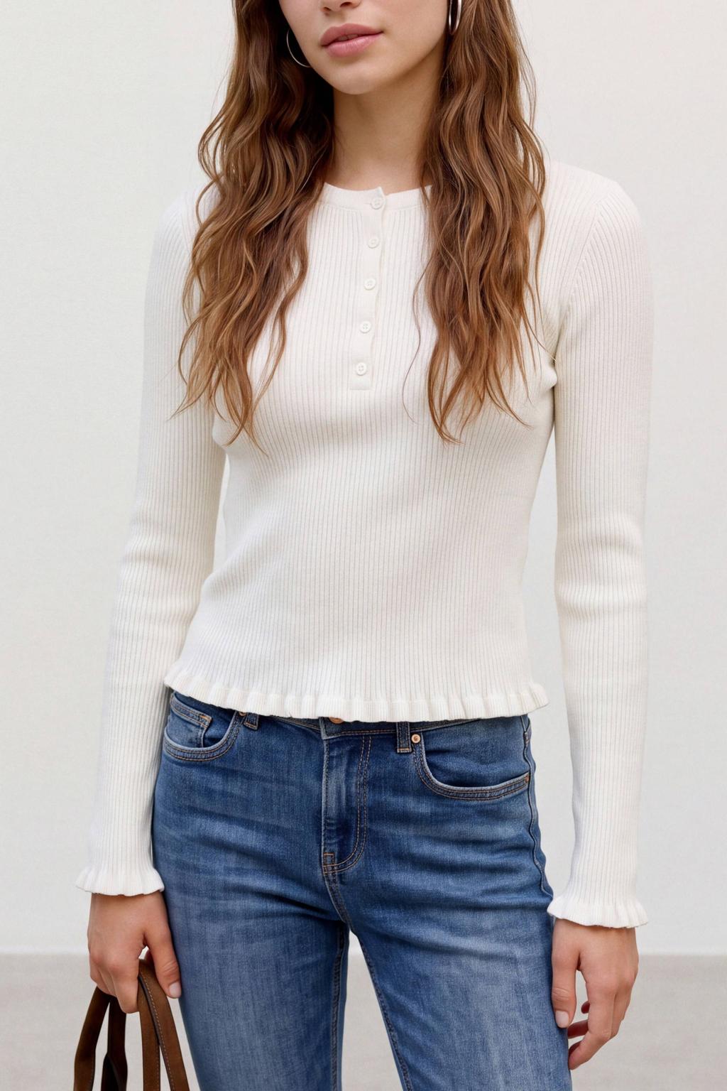 VERO MODA pullover - ecru