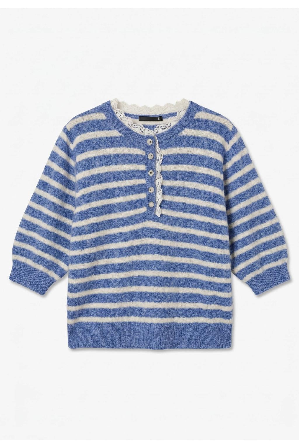 VERO MODA gestreepte pullover - blauw