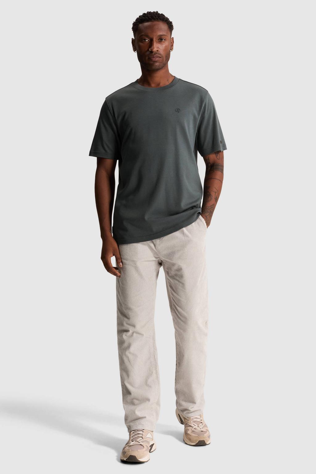 Cast Iron regular fit T-shirt - dark slate
