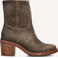 Shabbies Amsterdam Enkellaarsjes Puk Ankie Taupe