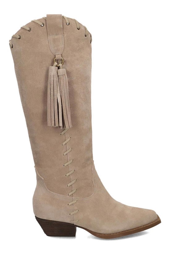 beige cowboylaarzen dames