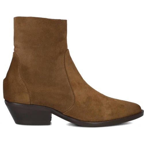 Lina Locchi Enkellaarsjes Aw400 Camel