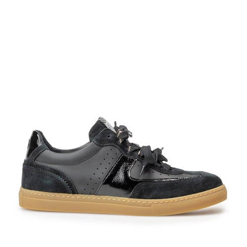 Floris van Bommel Minni suède sneaker zwart
