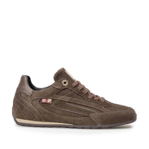 Floris van Bommel Illvi suède sneaker donkerbruin