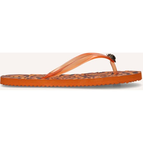 Kurt Geiger Slippers Kensington Q Flip Flop Oranje