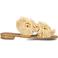 Kurt Geiger Slippers Raffia Buckle Flat Sdl Goudkleurig