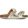 Verbenas Slippers Rain Lame Goud