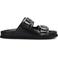 Shabbies Amsterdam Slippers Inga Buckles Zwart