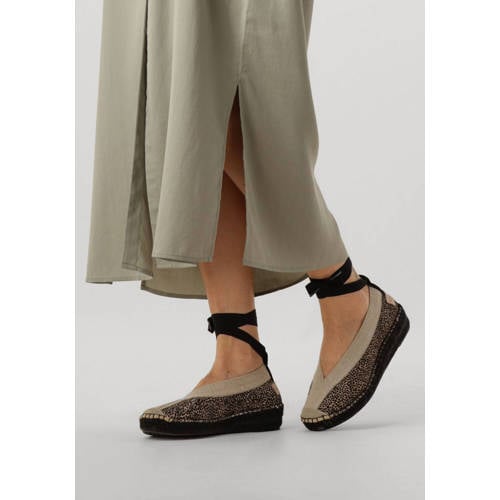 Shabbies Amsterdam Espadrilles Palma Kimono Zwart