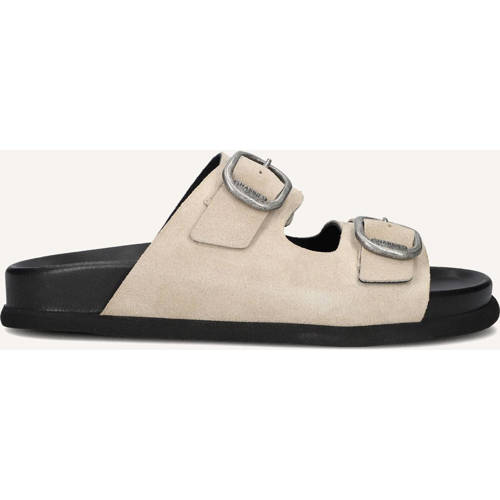 Shabbies Amsterdam Slippers Inga Buckles S Beige