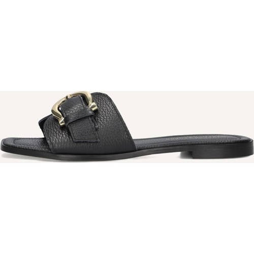 Stefano Lauran Slippers Zwart