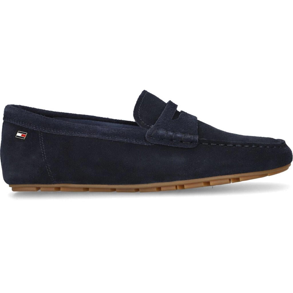 Tommy Hilfiger Loafers Soft Driver Loafer Blauw