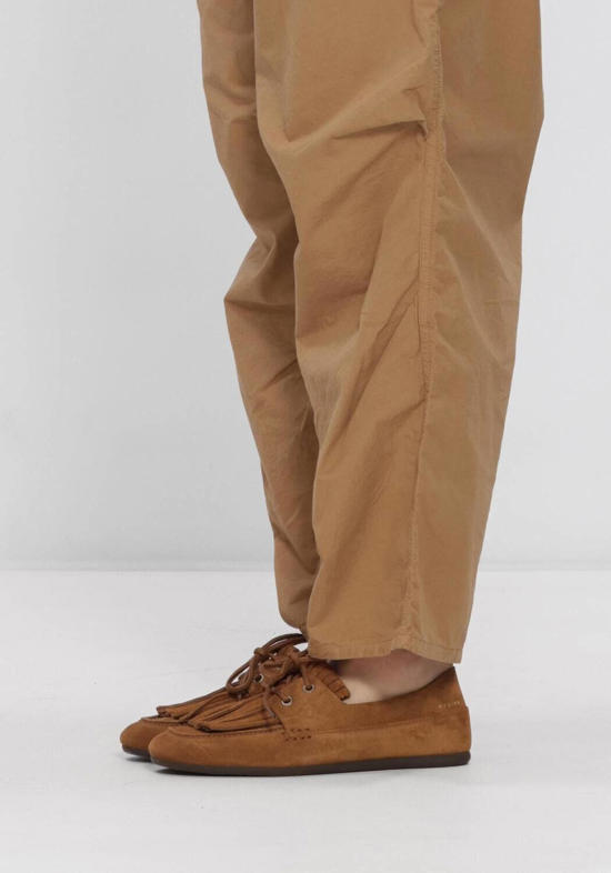 bruine loafers dames