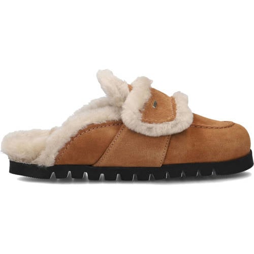 Nubikk Instappers Teddy Fur Cognac