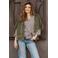 &Co Woman faux fur jas - groen