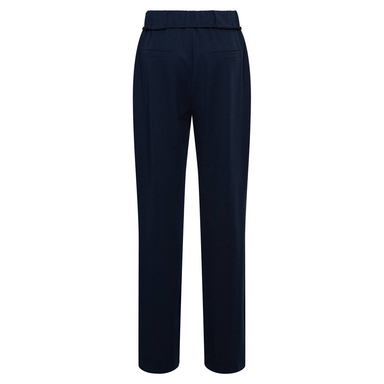 &Co Woman wide leg broek donkerblauw