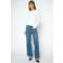 Mos Mosh wide leg jeans - medium blue denim