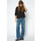 Mos Mosh high waist regular fit jeans - medium blue denim