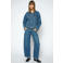 Mos Mosh high waist barrel jeans - medium blue denim