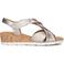 Gabor Sandalen 761 Zilverkleurig