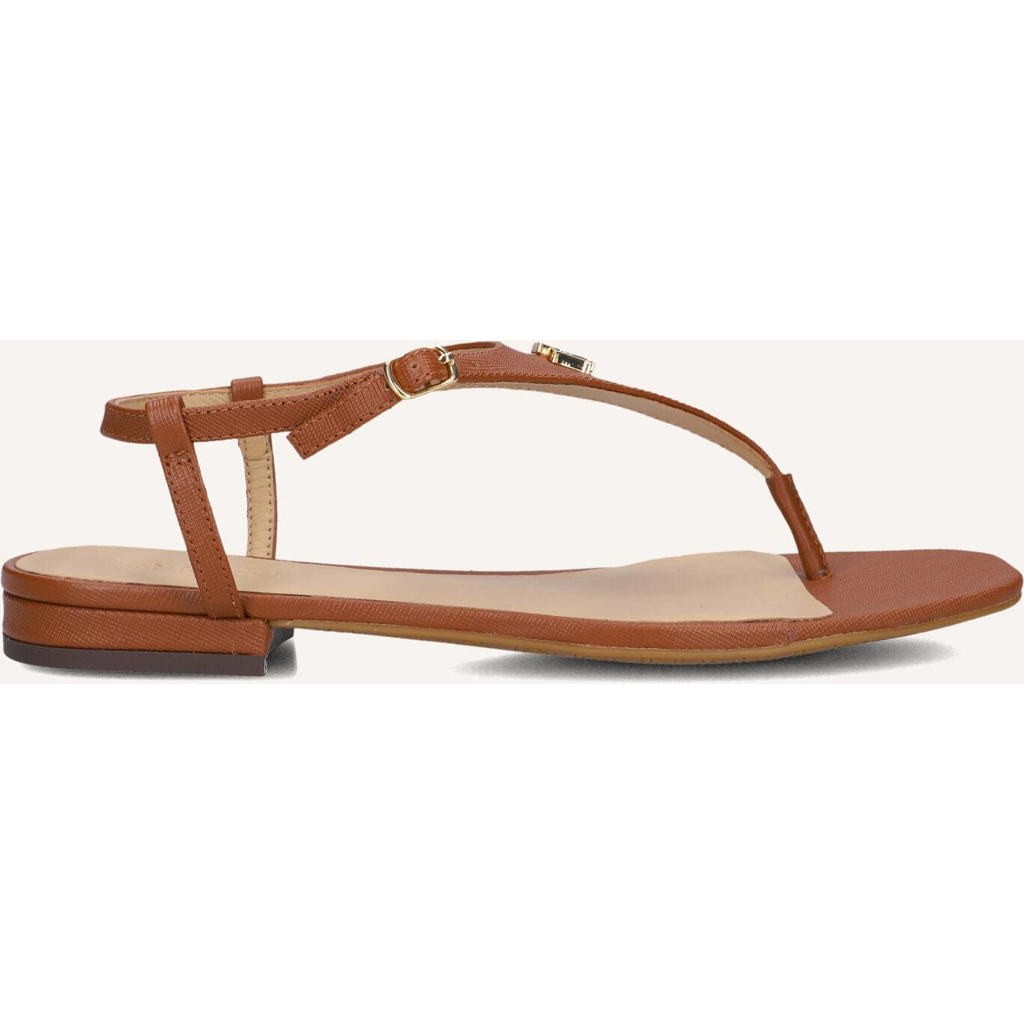 Lauren Ralph Lauren Sandalen Everley 2 Flat Sandal Bruin