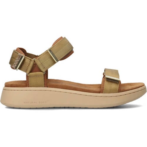 Woden Sandalen Line Camel