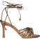Kurt Geiger Sandalen Multi Strap Tie Sandal Bronskleurig